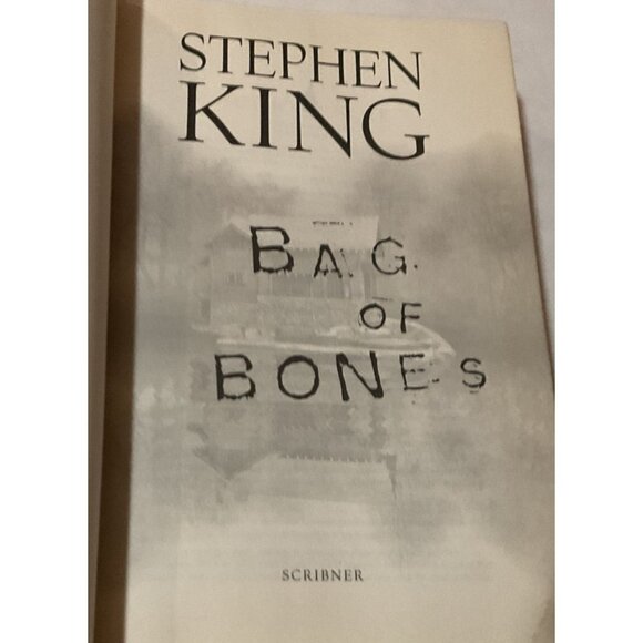 Vtg Stephen King Bag Of Bones Hardcover Book Novel 1998 First Edition Horror - Picture 3 of 6